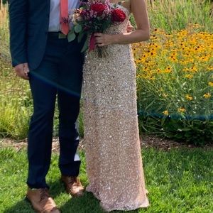 Beautiful champagne colored gown